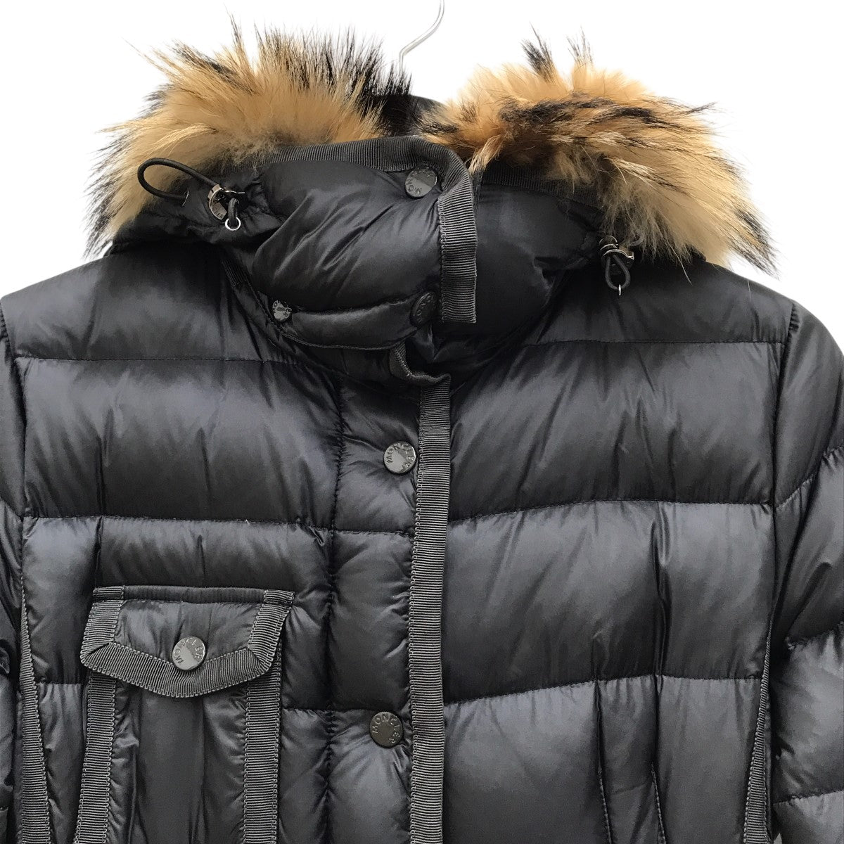 MONCLER(モンクレール) HERMIFURダウンコート グレー サイズ 0｜【公式