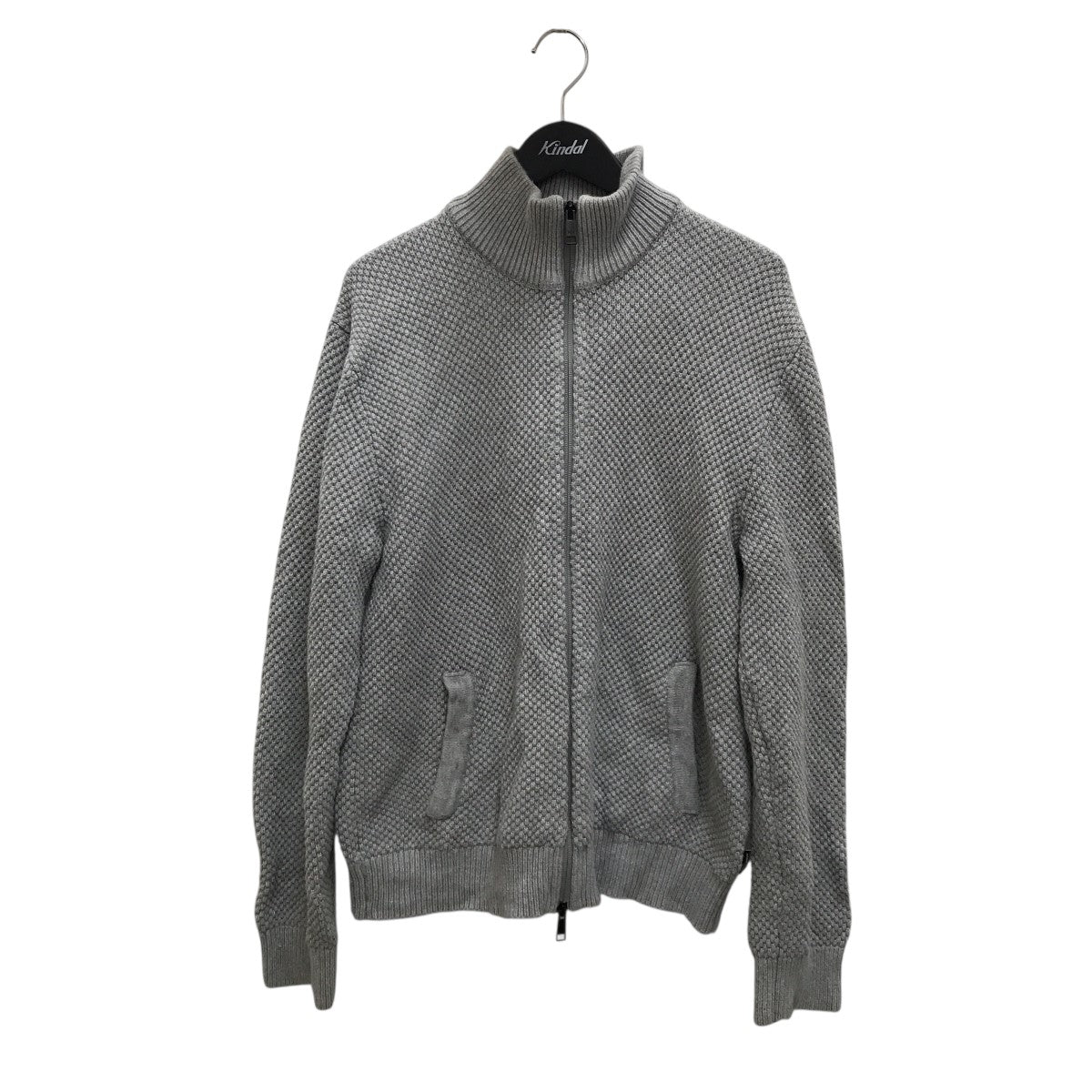 TEXTURED STITCH SWEATER JACKETニットジャケット3ZZE1F ZMI9Z
