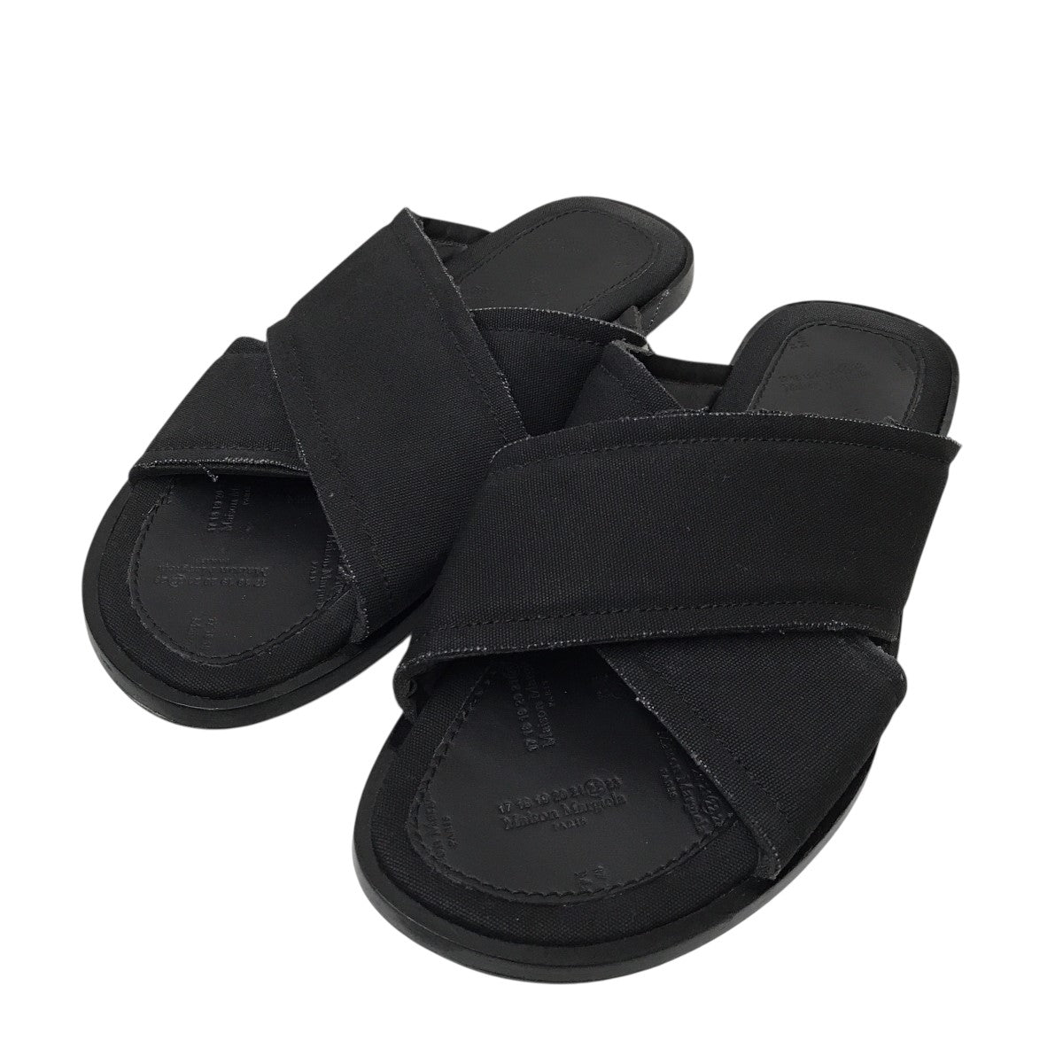 美品□Maison Margiela 22 メゾンマルジェラ22 タビ ラバー スライド  