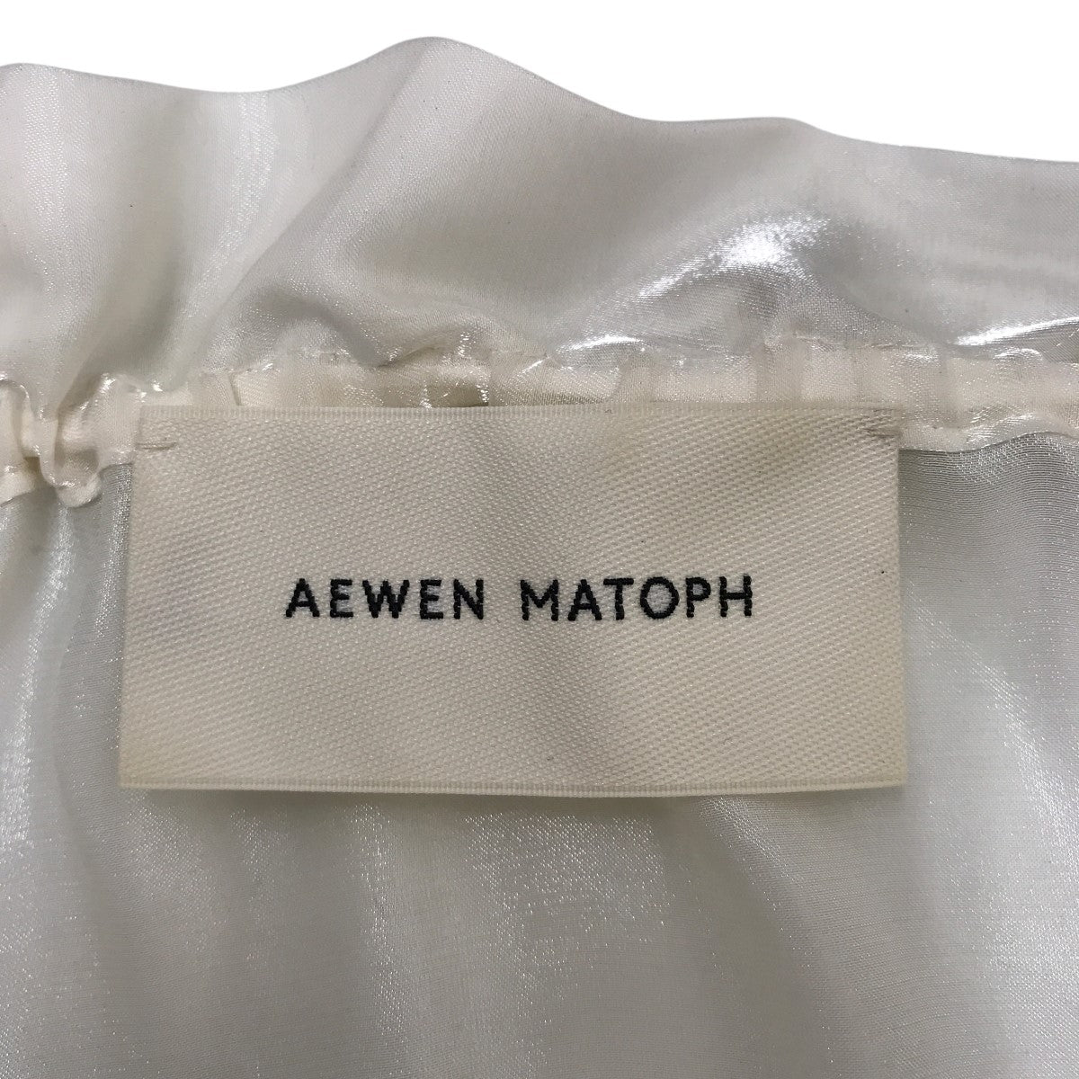 AEWEN MATOPH 8721-234-0005シアーシャツ 古着・中古-4枚目のアイテム画像