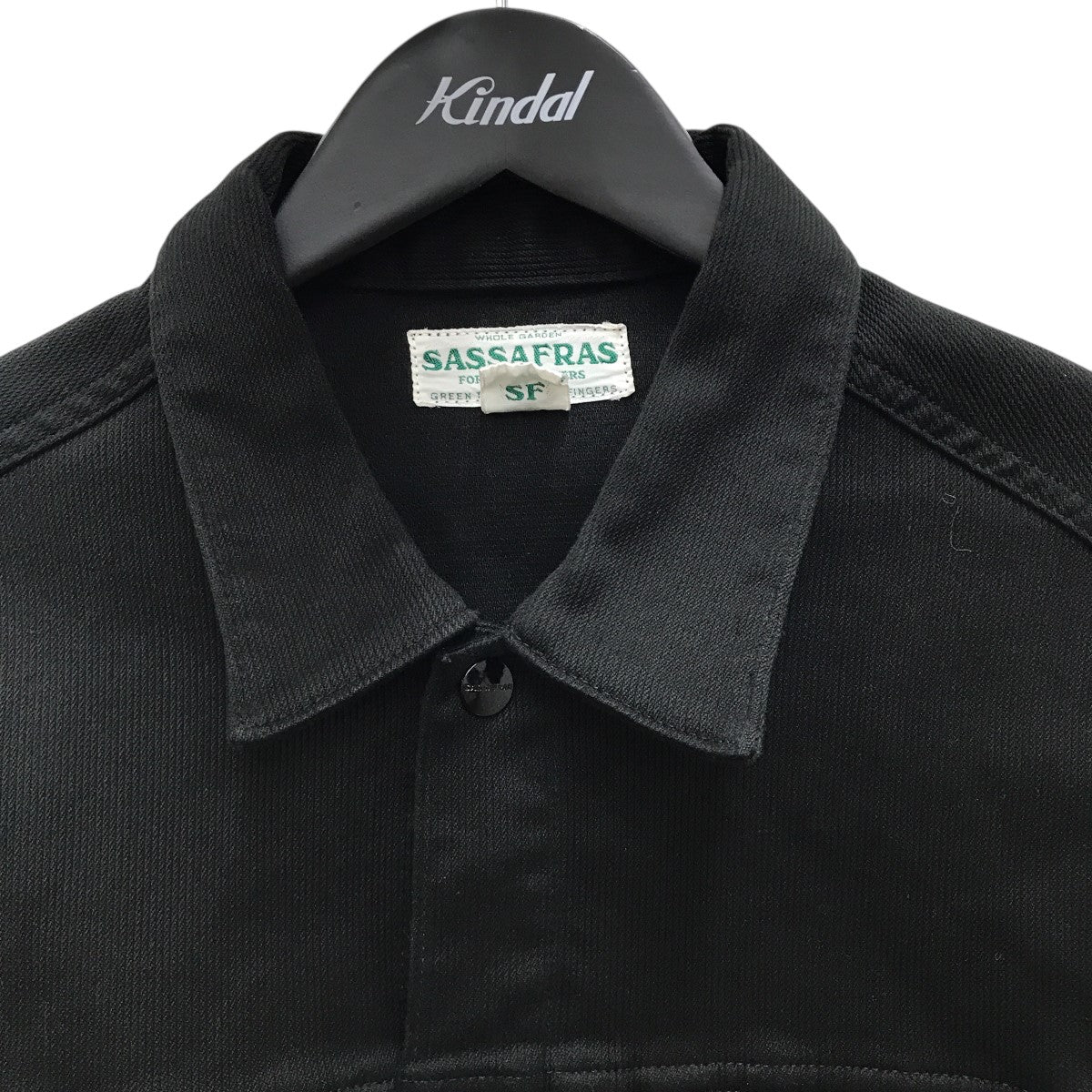 SASSAFRAS(ササフラス) PIQUEジャケット ブラック サイズ M