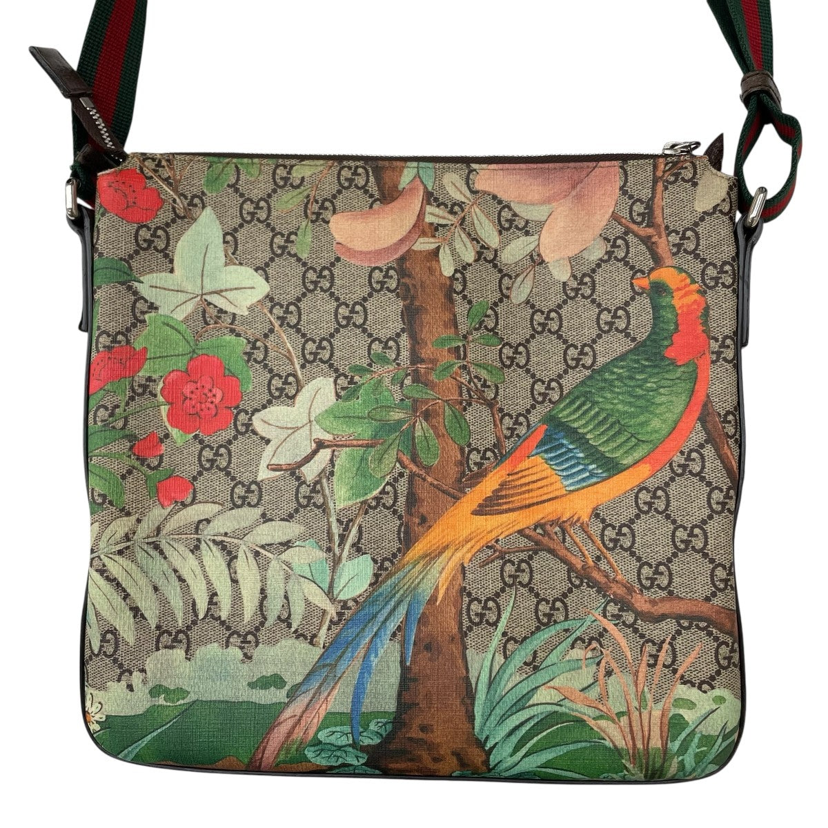 GUCCI GGスプリーム バード シェリーライン ティアンショルダーバッグ 古着・中古-3枚目のアイテム画像