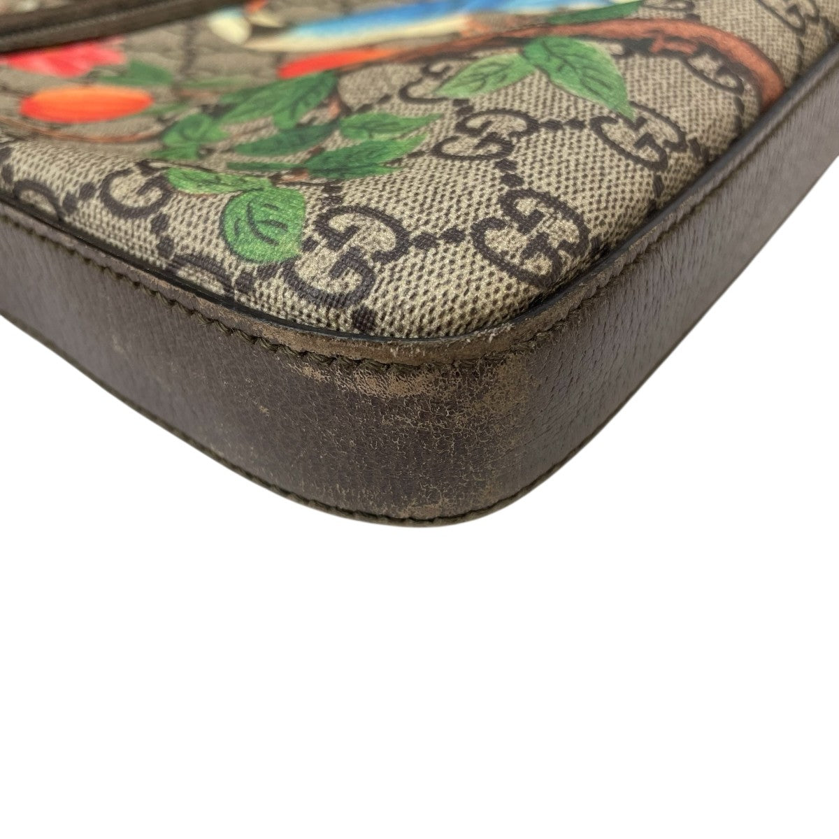 【祝福】グッチ GUCCI GGスプリーム シェリーライン ポーチ 祝福様専用】グッチ GUCCI GGスプリーム シェリーライン ポーチ