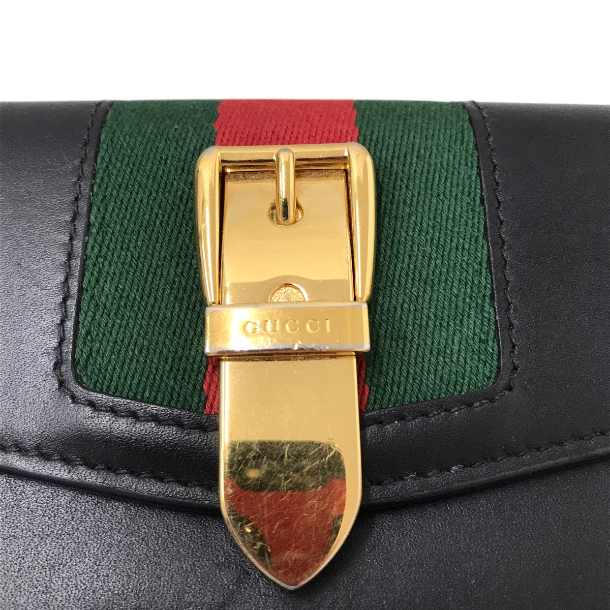 GUCCI(グッチ) シルヴィ長財布 476084 ブラック｜【公式