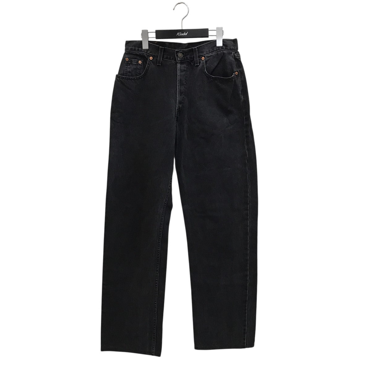 LEVI’S ユーロリーバイス 605 オレンジタブ 後染ブラックデニム 古着・中古-1枚目のアイテム画像