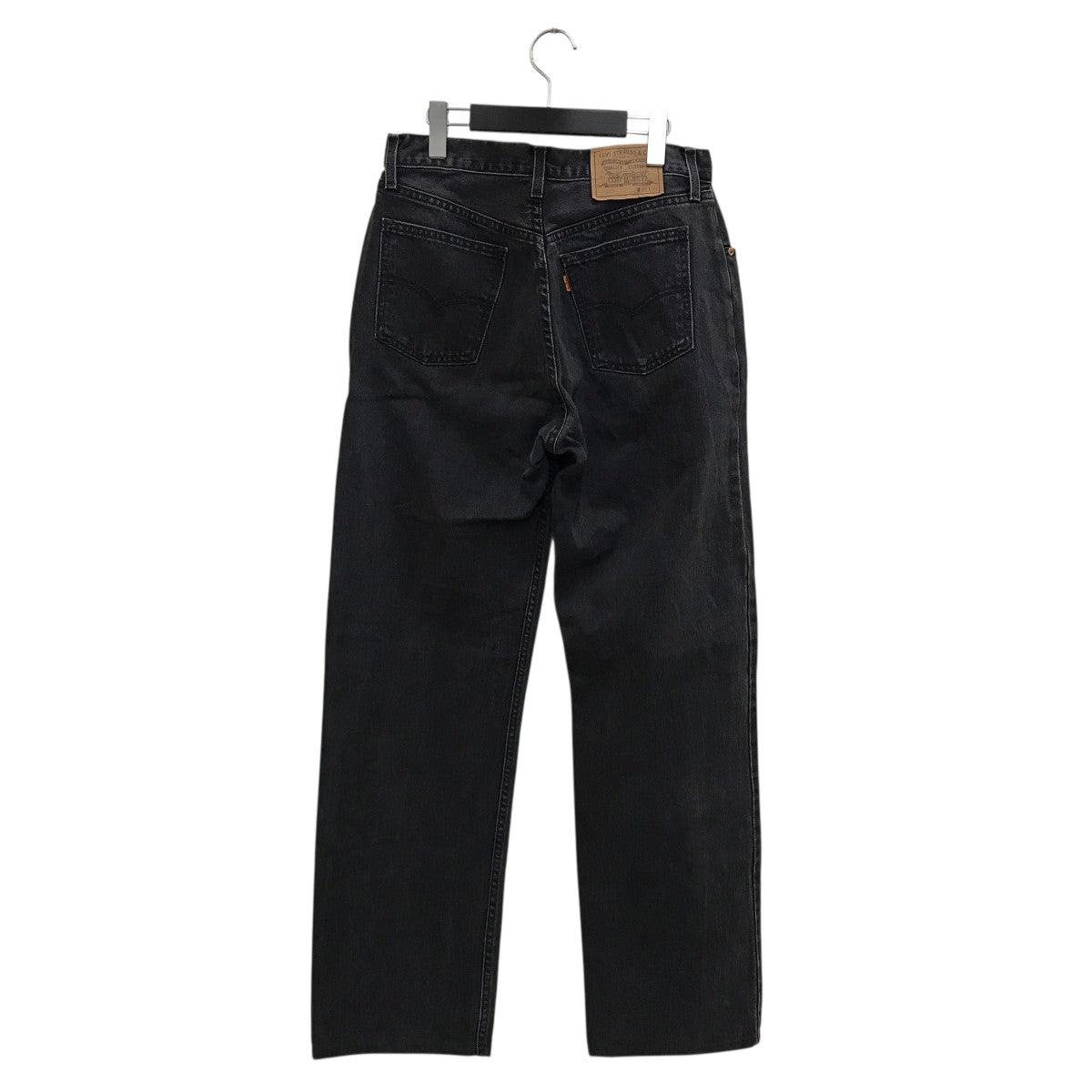 LEVI’S ユーロリーバイス 605 オレンジタブ 後染ブラックデニム 古着・中古-2枚目のアイテム画像