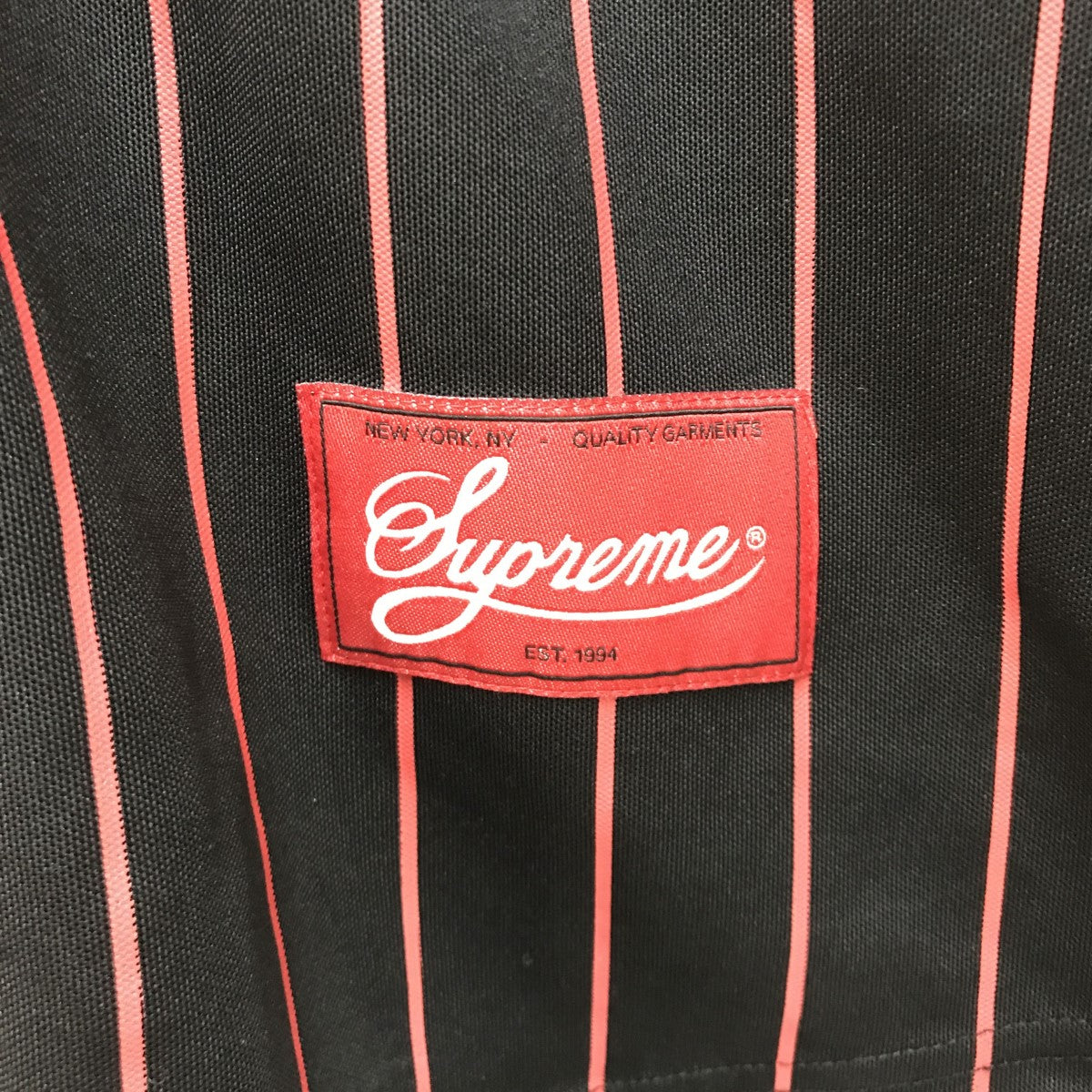 Supreme(シュプリーム) 18AWVERTICAL LOGO BASEBALL JERSEY