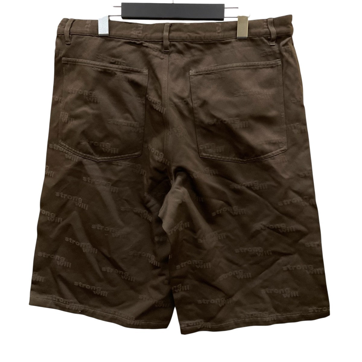 24AWPoly shrunken strong will総柄ショートパンツFN-P504