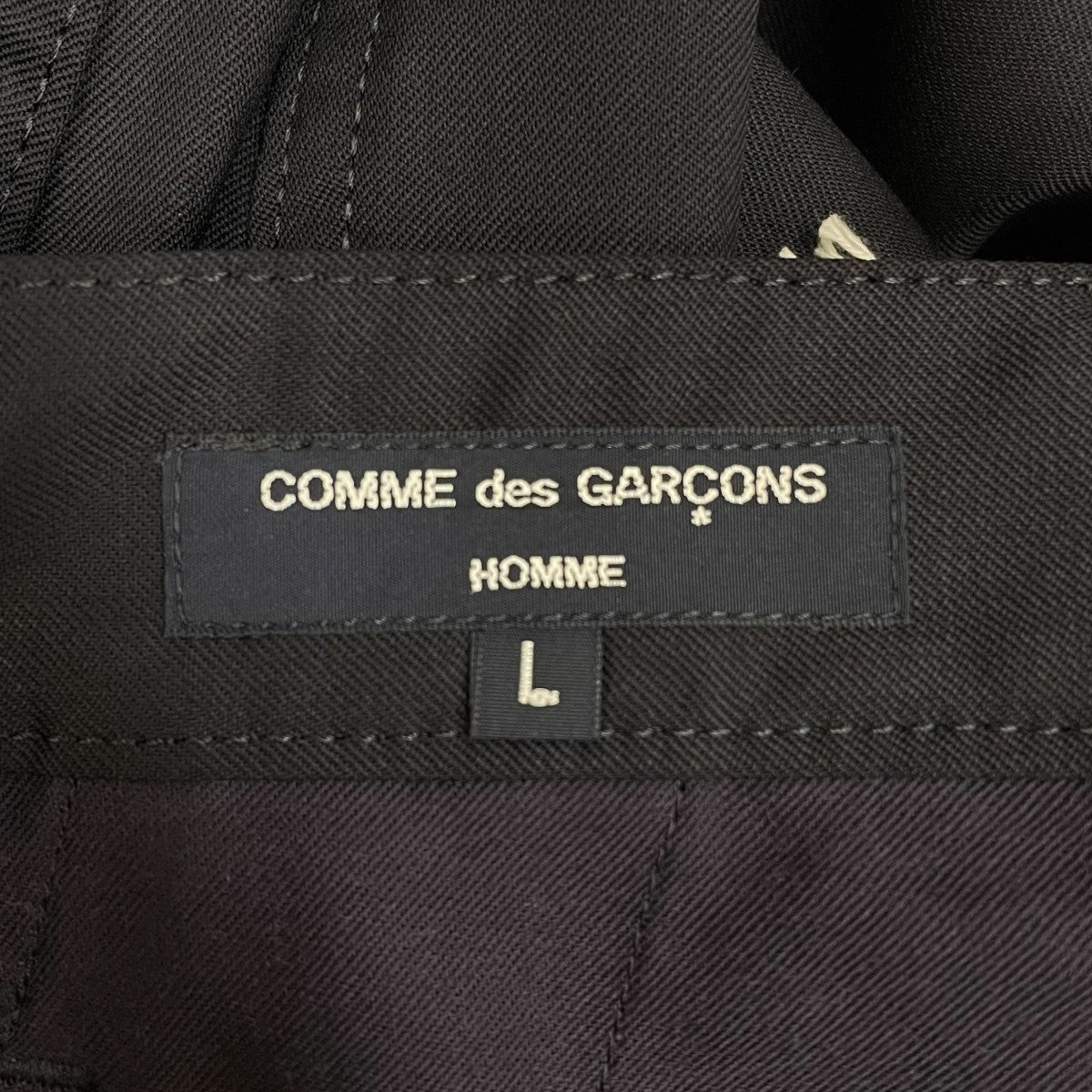 COMME des GARCONS HOMME(コムデギャルソンオム) 24AWウールギャバジン