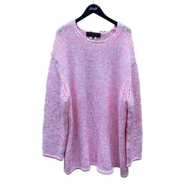 コムデギャルソンオムプリュス　アクリル　セーター　ピンク　Sサイズ コムデギャルソンオムプリュス アクリル セーター ピンク Sサイズ