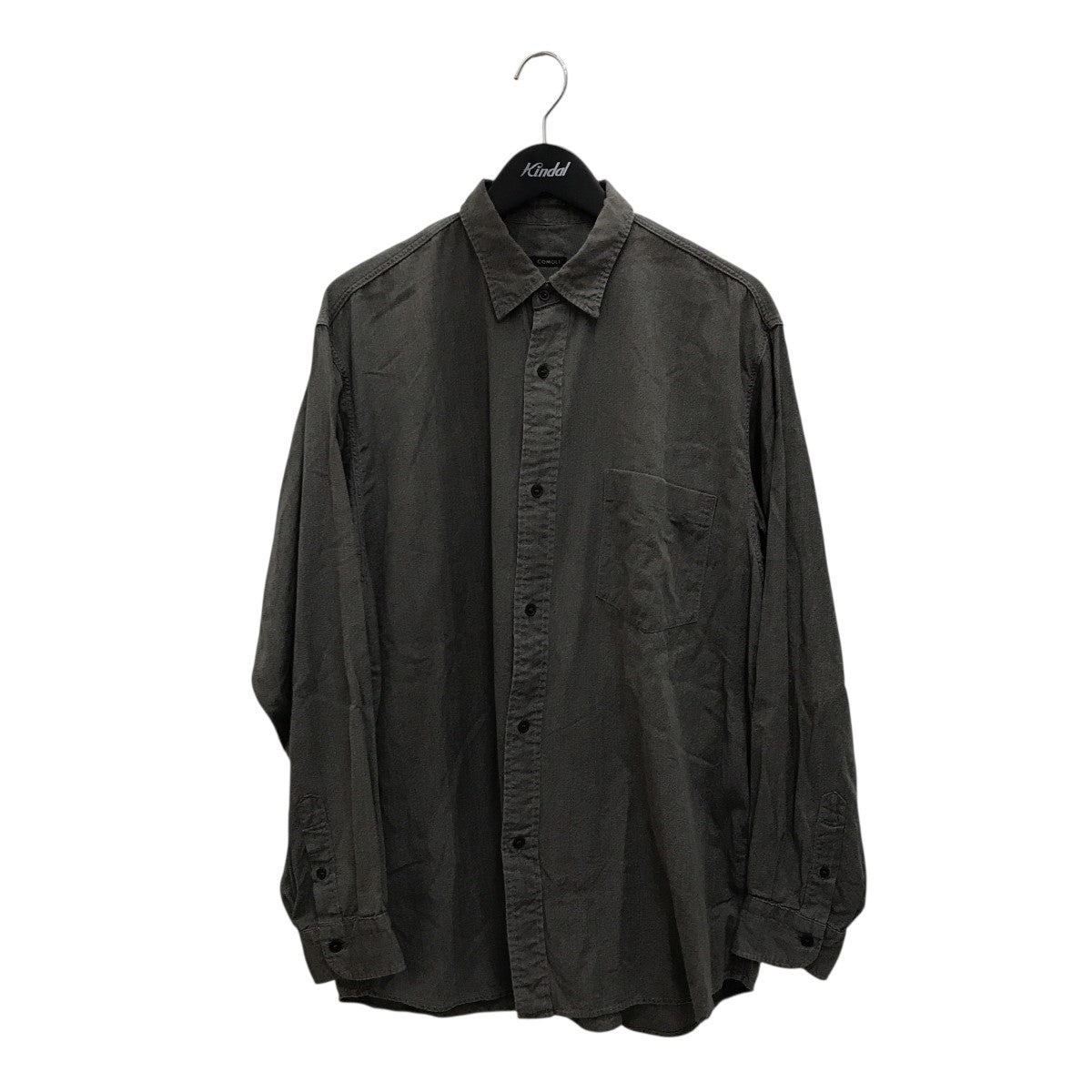 COMOLI(コモリ) 21SSヨリ杢 シャツ T01-02017シャツ ブラウン