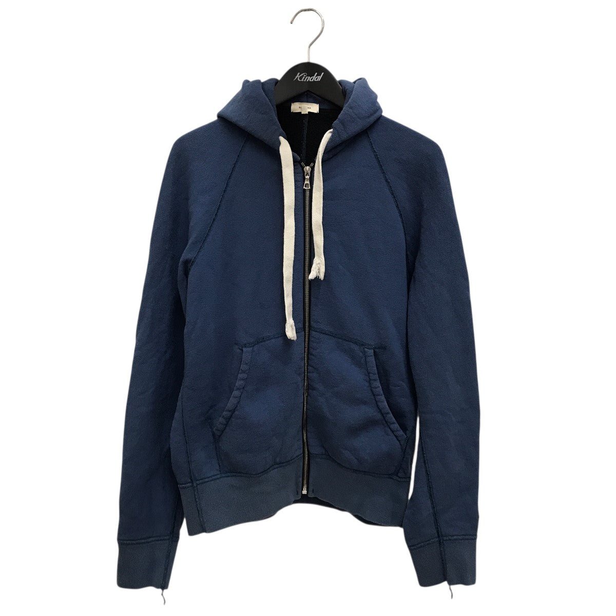 7912-222-0044 FALL hanging fleece zip hoodieパーカー