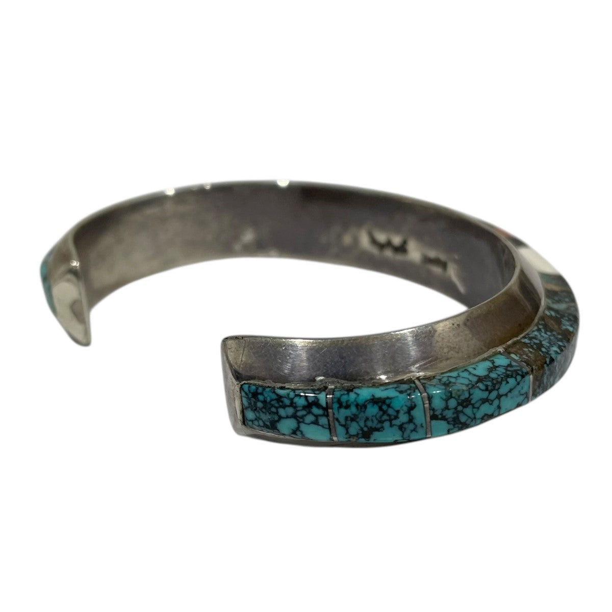 Wes Willie バングル ビズビー14K ナバホ インディアンジュエリー インディアンジュエリー(インディアンジュエリー) Wes Willie