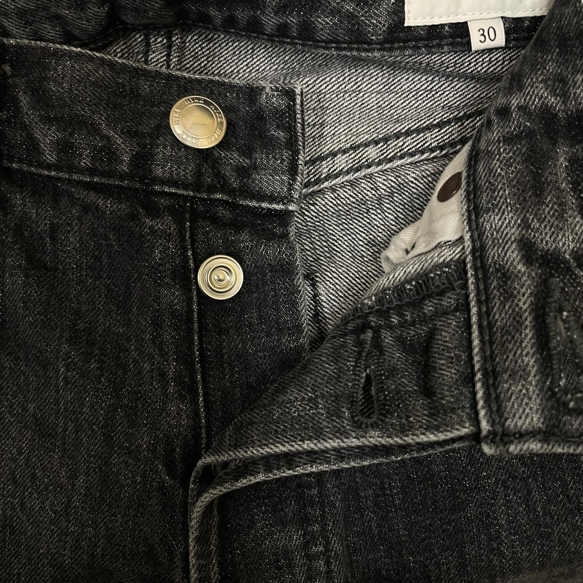 HYKE(ハイク) ブラックデニムパンツ13304-7030 13304-7030