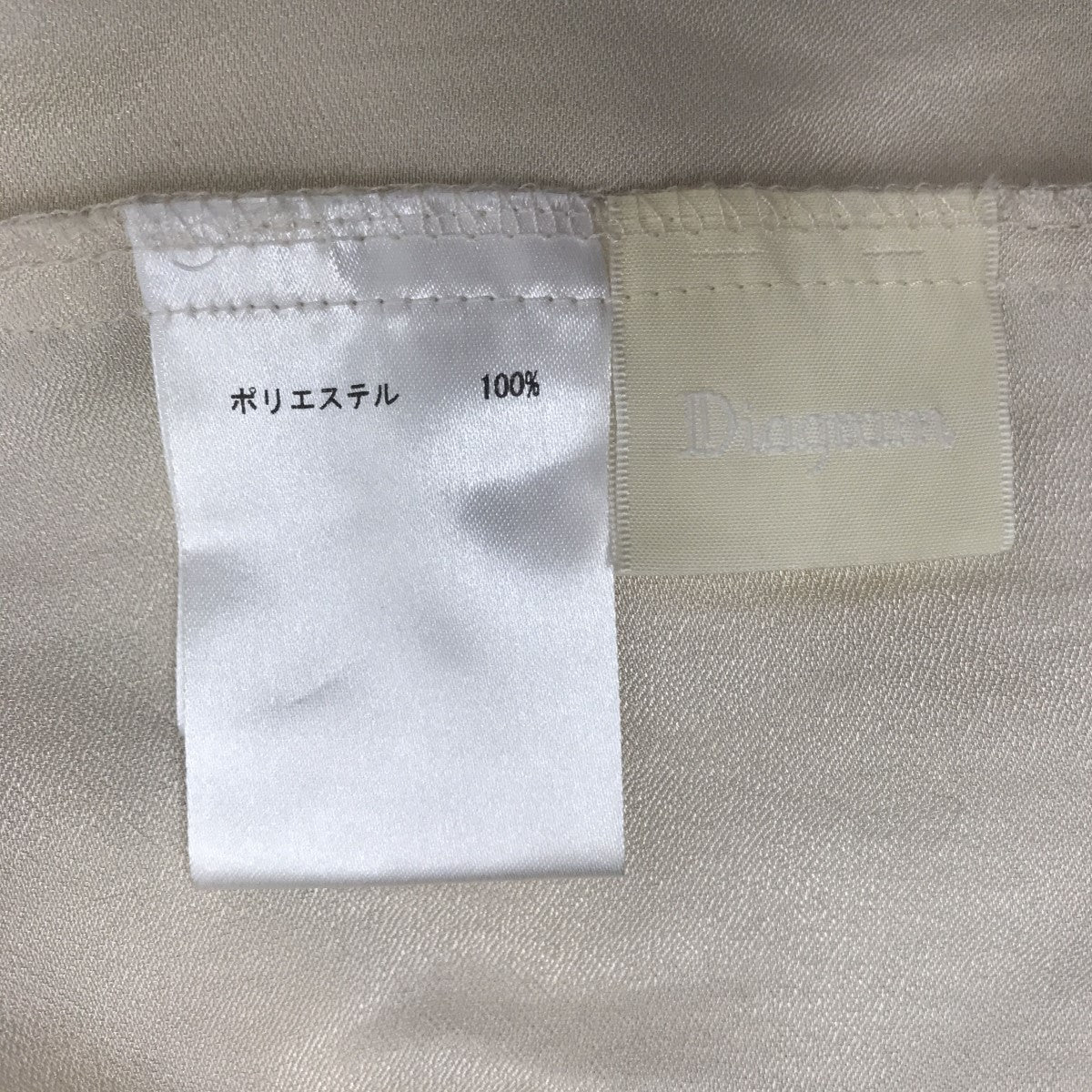 Diagram GRACE CONTINENTAL サテンシャーリングトップ39441234 古着・中古-3枚目のアイテム画像