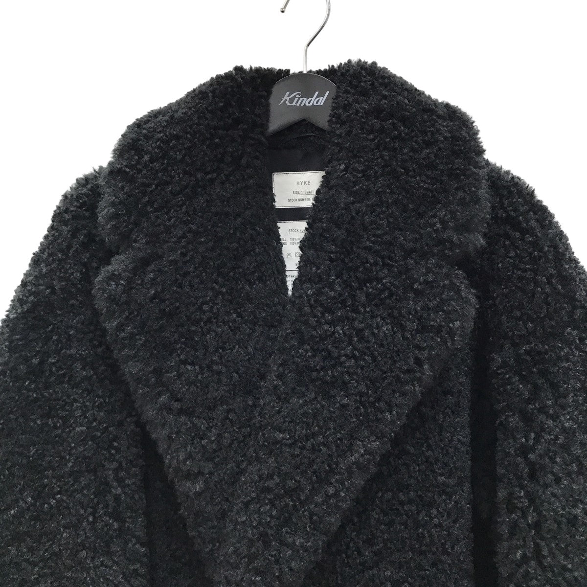 23AWFAUX SHEARLING DOUBLE BREASTED COAT   17404ファーコート
