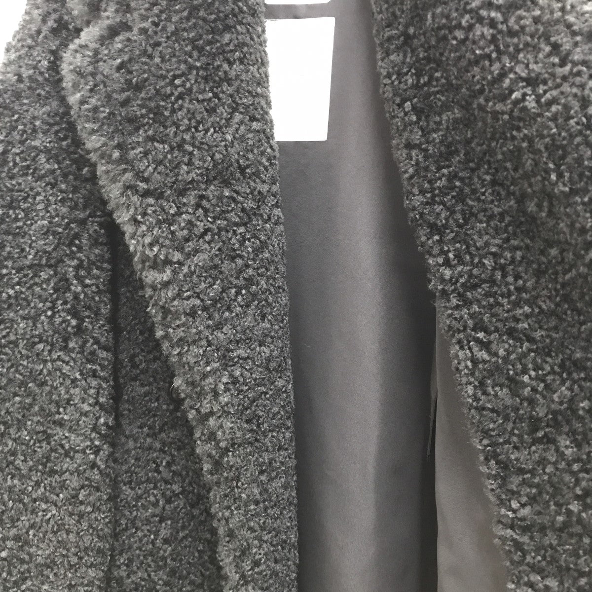 23AWFAUX SHEARLING DOUBLE BREASTED COAT   17404ファーコート
