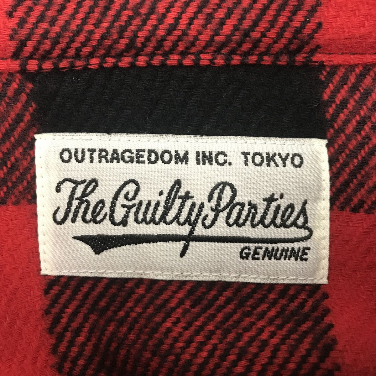 WACKO MARIA FLANNEL REGULAR COLLAR SHIRTネルシャツ 古着・中古-3枚目のアイテム画像