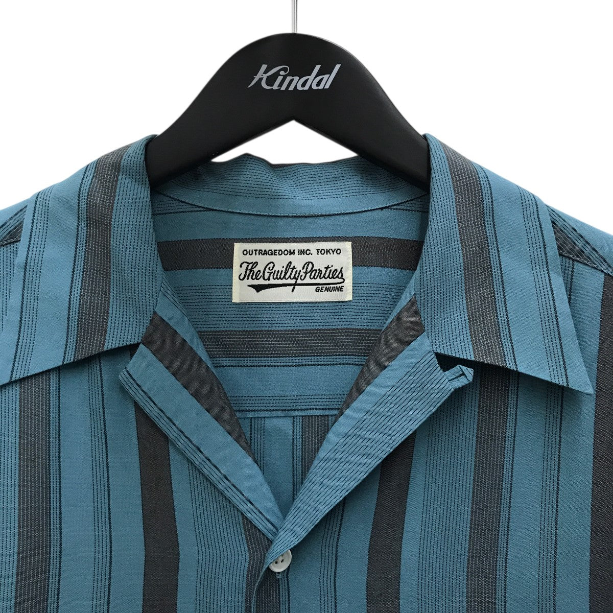 WACKO MARIA(ワコマリア) STRIPED OPEN COLLAR SHIRT半袖シャツ