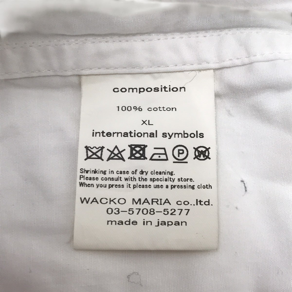 WACKO MARIA(ワコマリア) 天国ハーフパンツ ホワイト サイズ XL