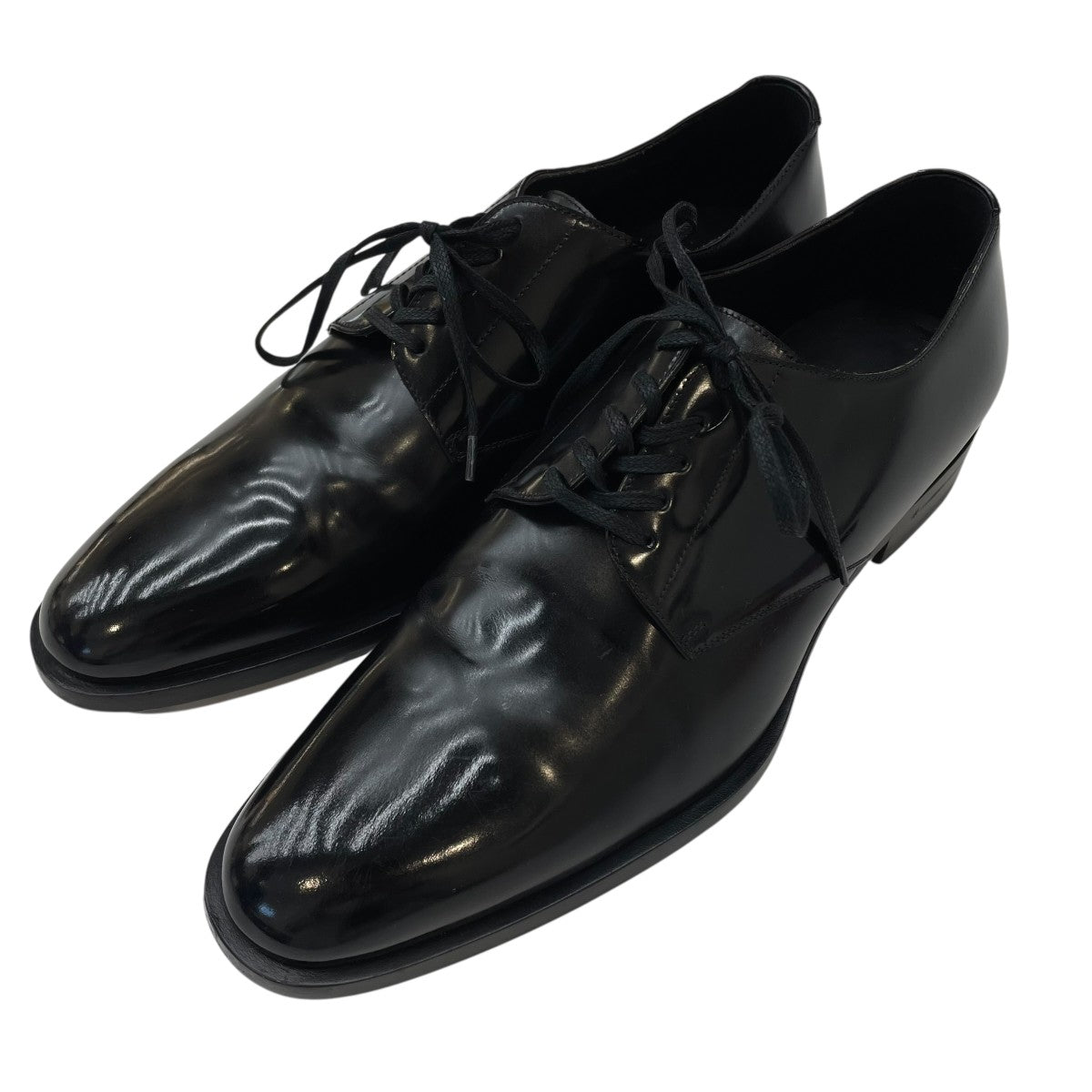 定価14万　今期　SAINT LAURENT ブラック レザー ドレスシューズ 定価14万今期SAINT LAURENT ブラック レザー ドレスシューズ