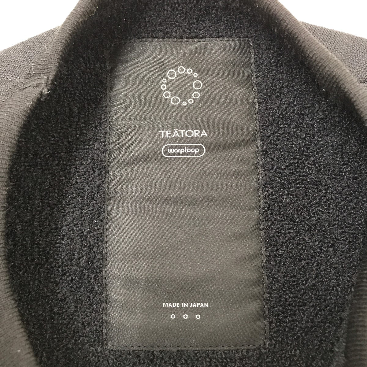 TEATORA(テアトラ) CARTRIDGE SWEATER WARPLOOPクルーネックスウェット