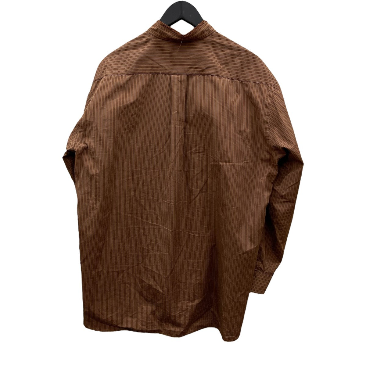 MAO SHIRT長袖ストライプシャツ