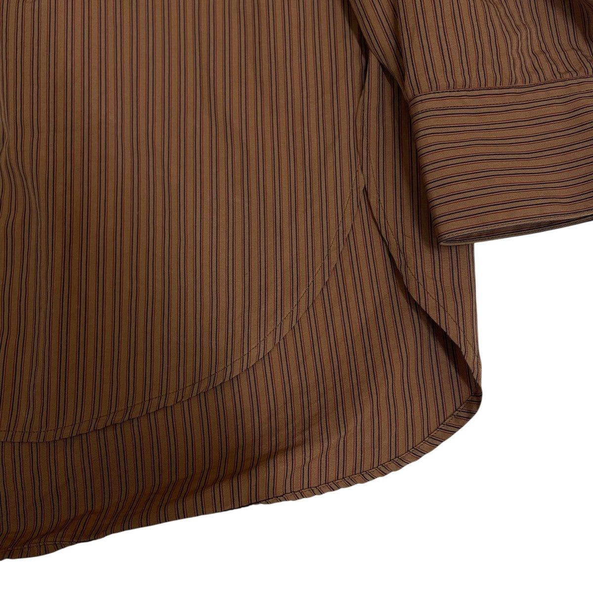 Cristaseya×Salvatore Piccolo MAO SHIRT長袖ストライプシャツ