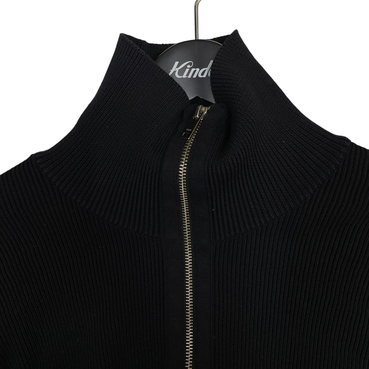 慈雨 変形 ニット ジャケット Lサイズ ウール ブラック genzai Big Logo Knit – YZ