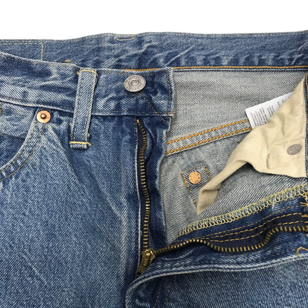 90s 古着 vintage デニム indigo フィッシング ベスト XL LEVI'S VINTAGE CLOTHING(リーバイスヴィンテージクロージング