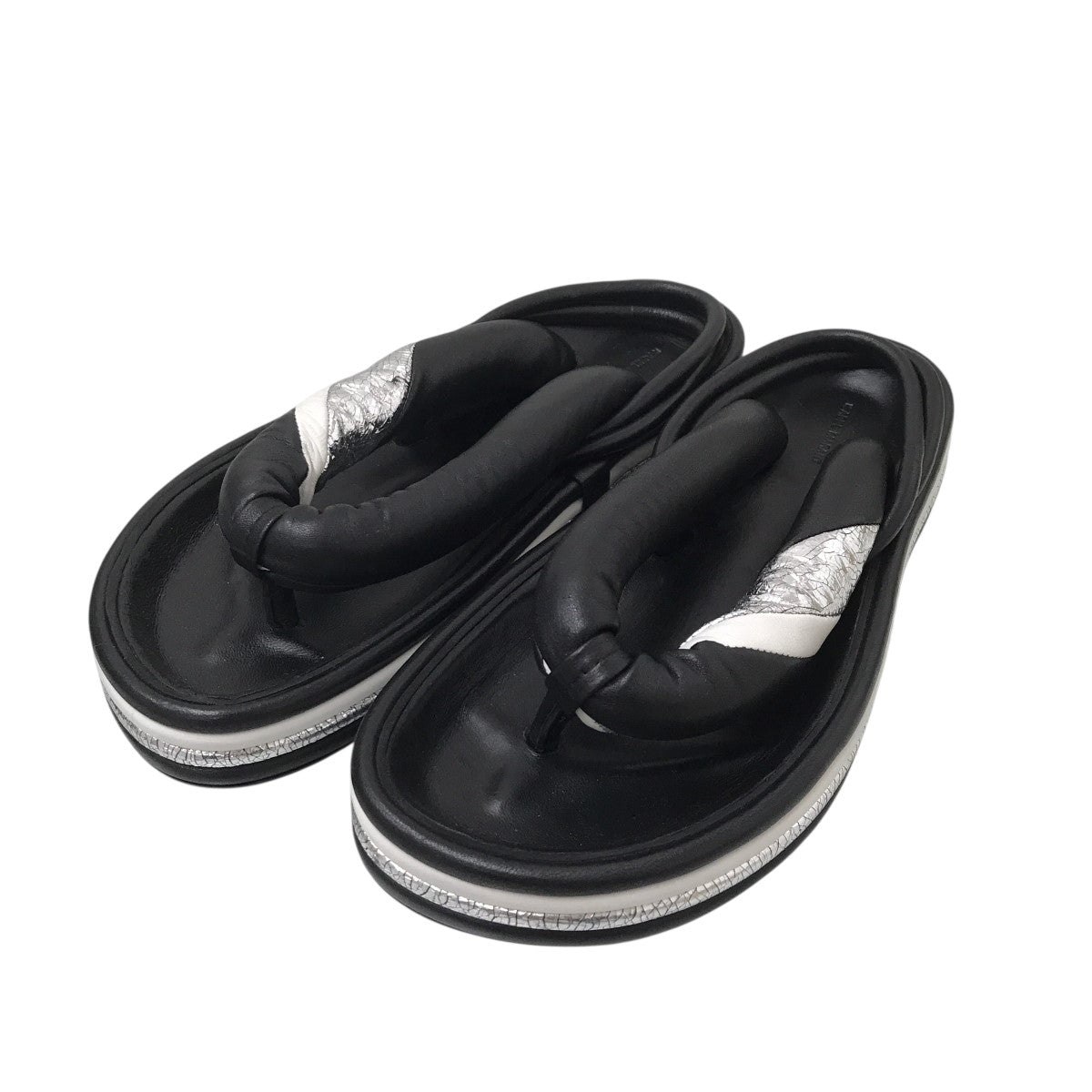 ISABEL MARANT(イザベルマラン) LEATHER PUFFY下駄サンダル