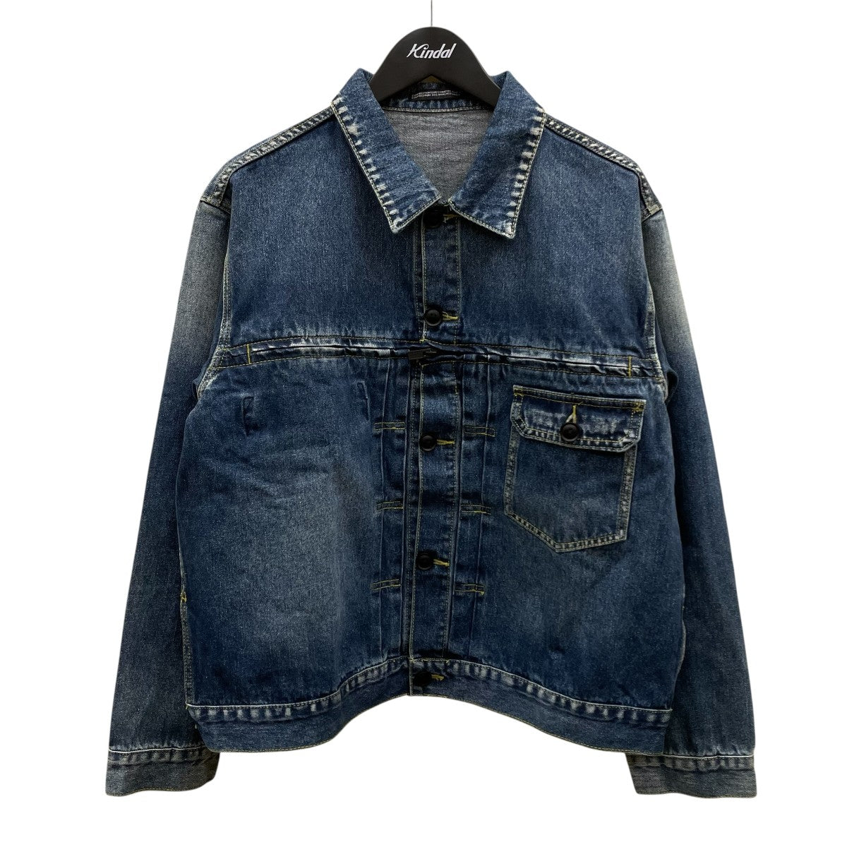 ヨウジヤマモト　デニムジャケット Yohji Yamamoto W-8オンスデニムジャケットスタイル.2021.1.19