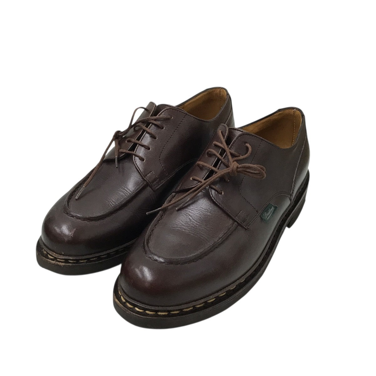 PARABOOT CHAMBORD TEXレザーシューズ710707 古着・中古-1枚目のアイテム画像