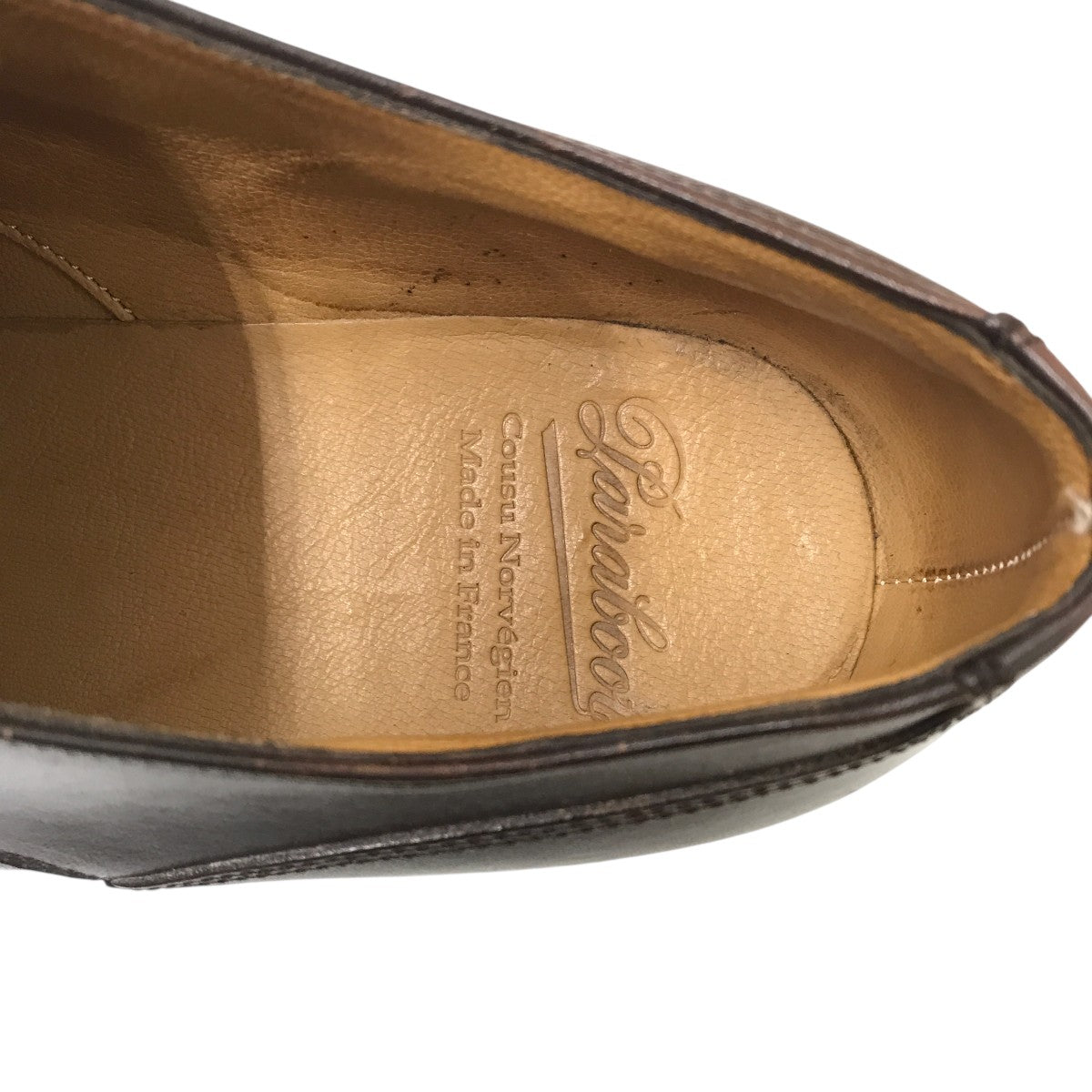 PARABOOT CHAMBORD TEXレザーシューズ710707 古着・中古-4枚目のアイテム画像