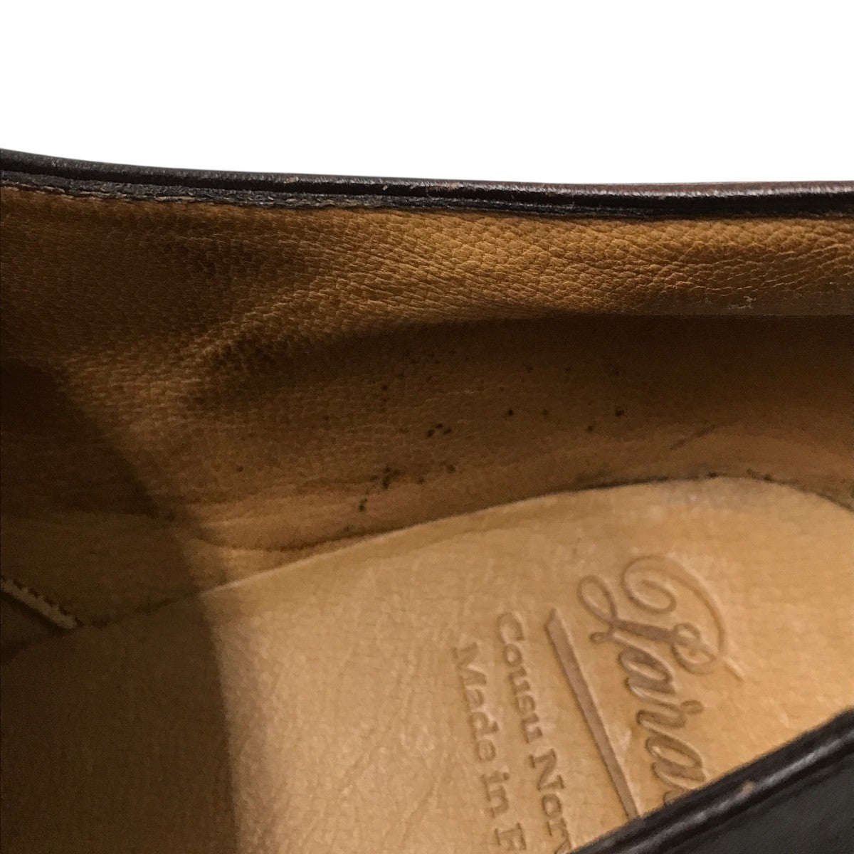 PARABOOT CHAMBORD TEXレザーシューズ710707 古着・中古-7枚目のアイテム画像