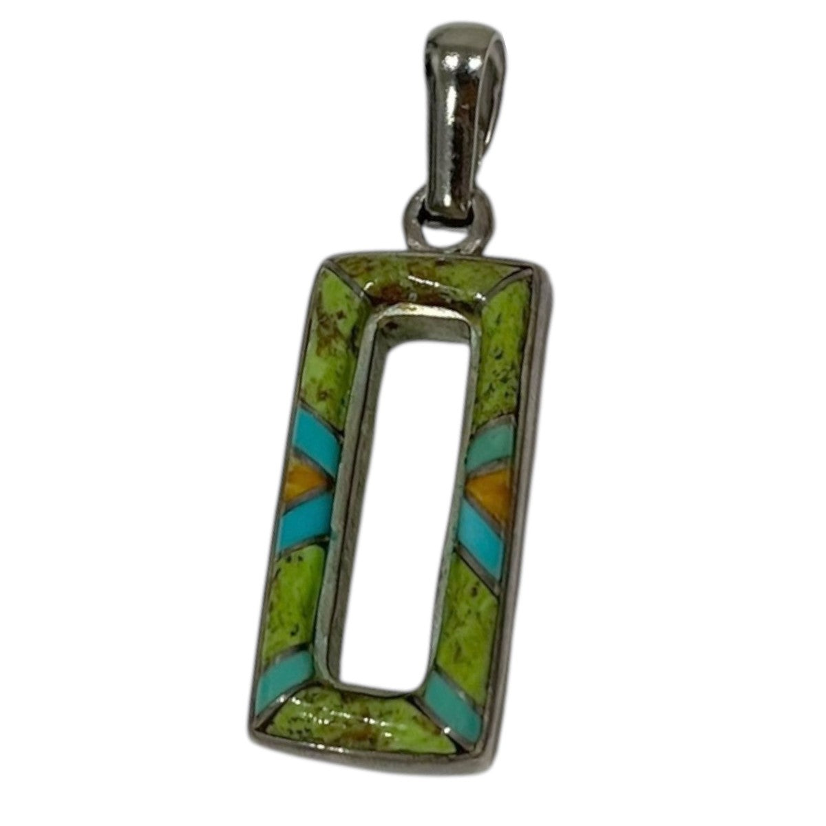 ペンダントトップ Vintage Mosaic Inlay Necklace  w c．1990
