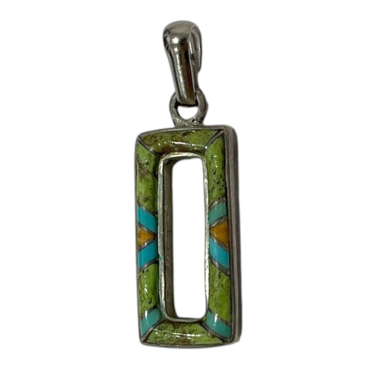 ペンダントトップ Vintage Mosaic Inlay Necklace  w c．1990