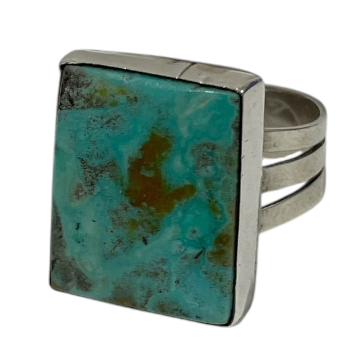 ターコイズリング Navajo Rhombus Turquoise Ring w c．1965