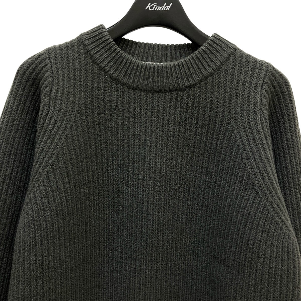 HYKEハイク モヘア クルーネックニット ブラック2 UNITED ARROWS（ユナイテッドアローズ）の「＜HYKE（ハイク）＞モヘア