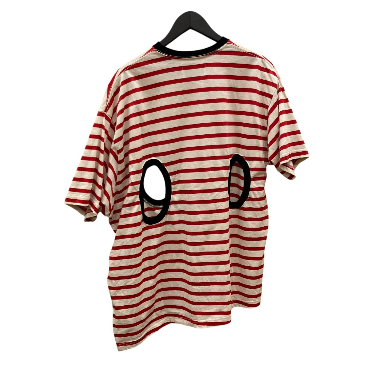 NOMARHYTHM TEXTILE Stripe 4 Holes TeeストライプホールTシャツN39-TP02 古着・中古-2枚目のアイテム画像