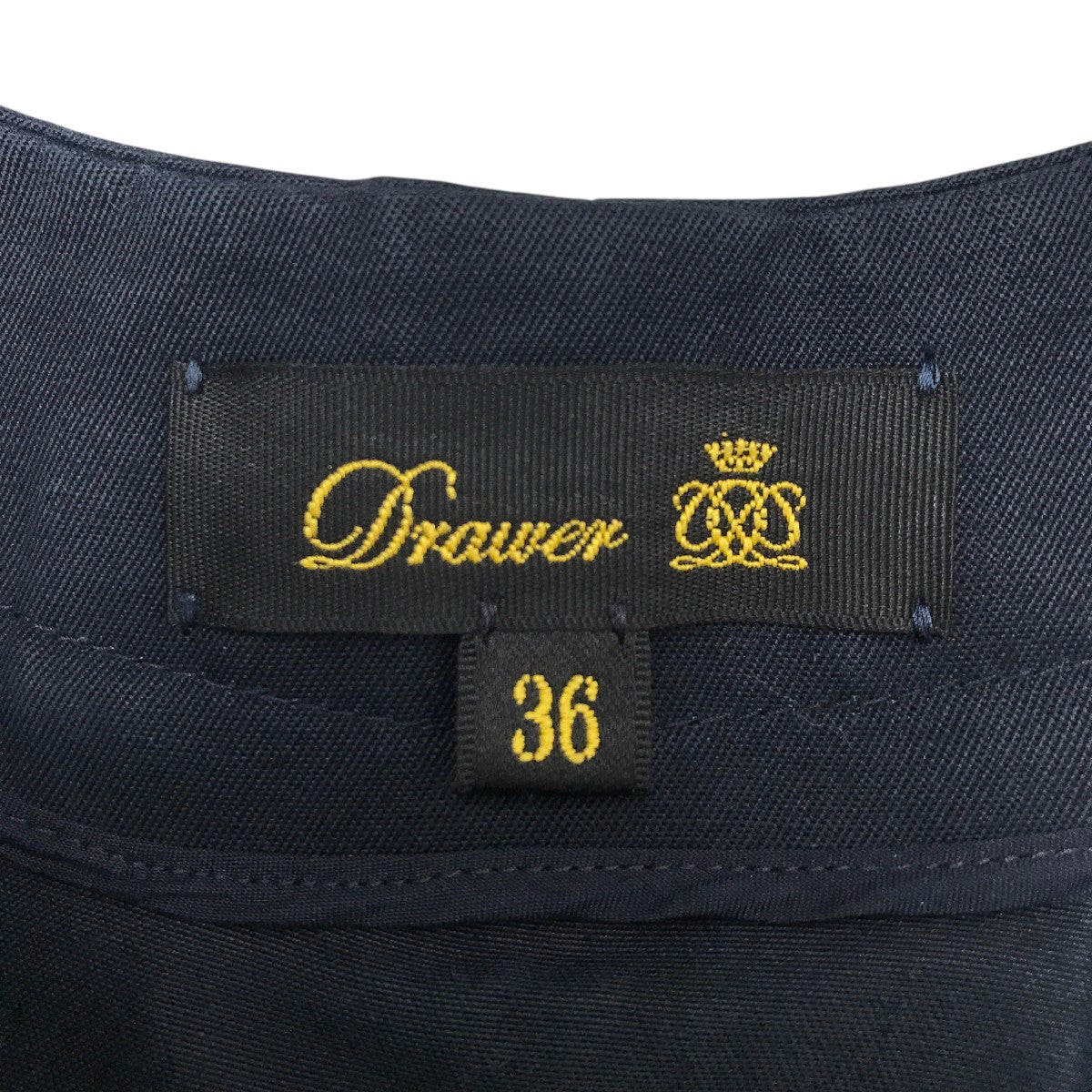 Drawer ギャバジンウェストベルトサロペット6514-234-1082 古着・中古-3枚目のアイテム画像