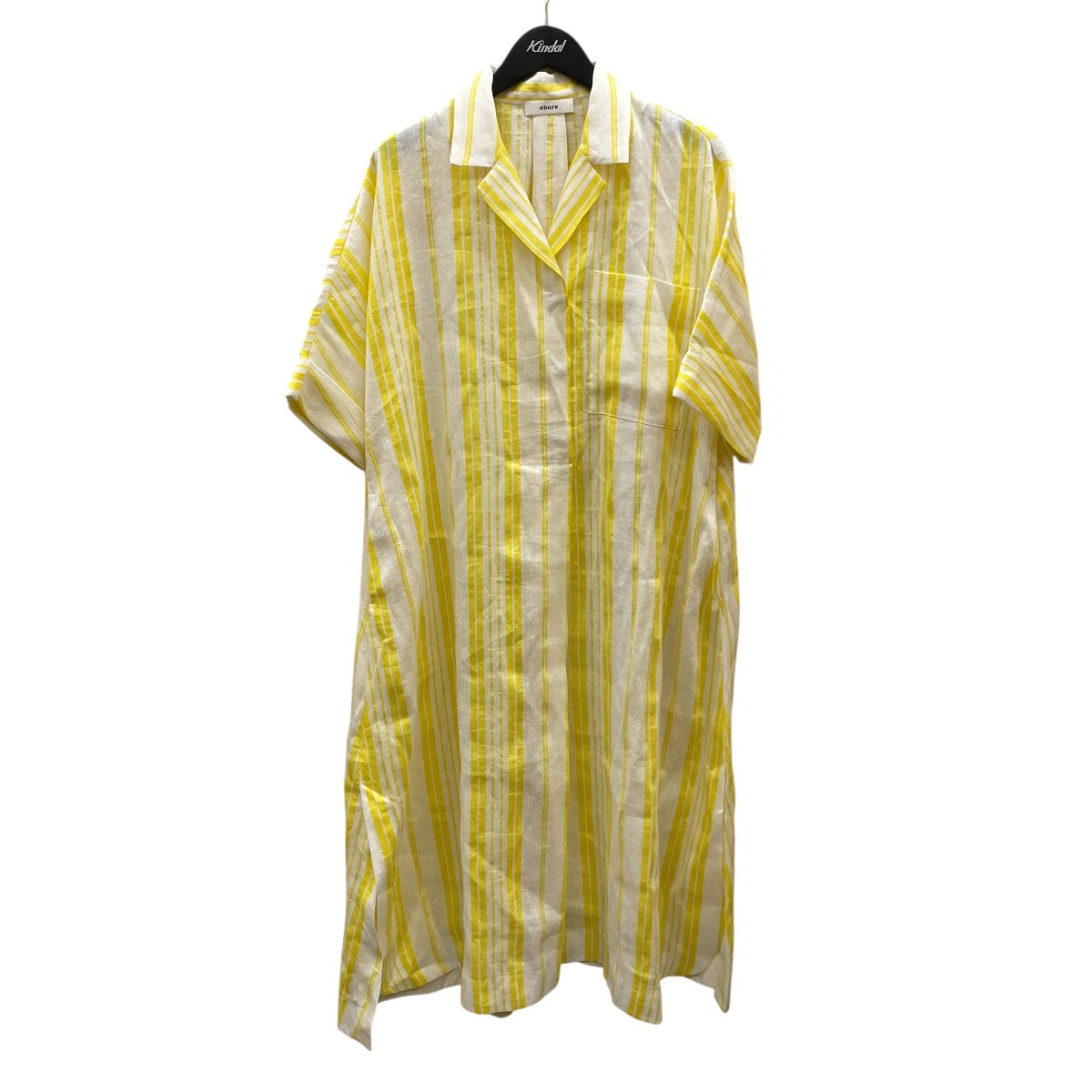 エブール ワンピース ノースリーブ ebure 【美品】M 中古・古着通販】ebure (エブール) コットンシルクノースリーブ