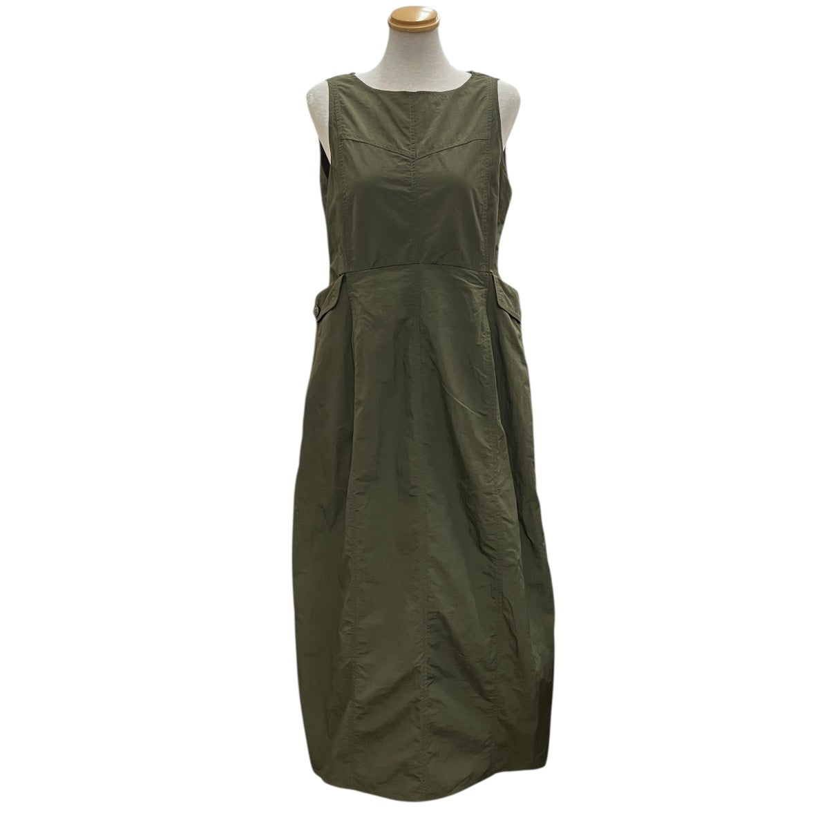 cocoon construct adjust hem button OPノースリーブワンピース2311-OP-35