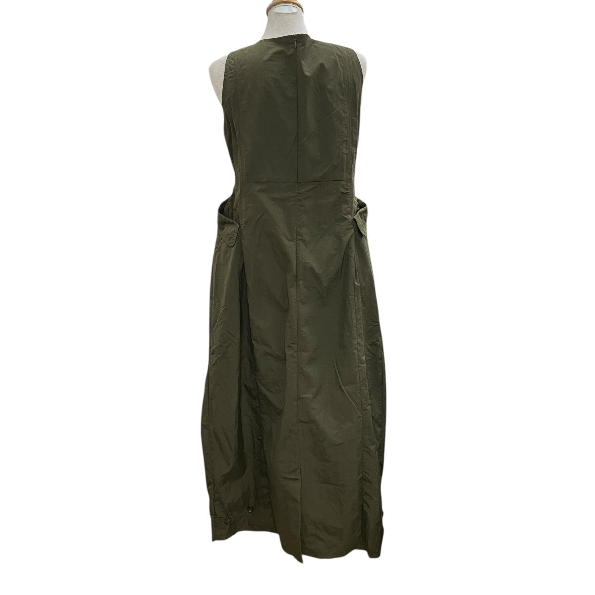 cocoon construct adjust hem button OPノースリーブワンピース2311-OP-35