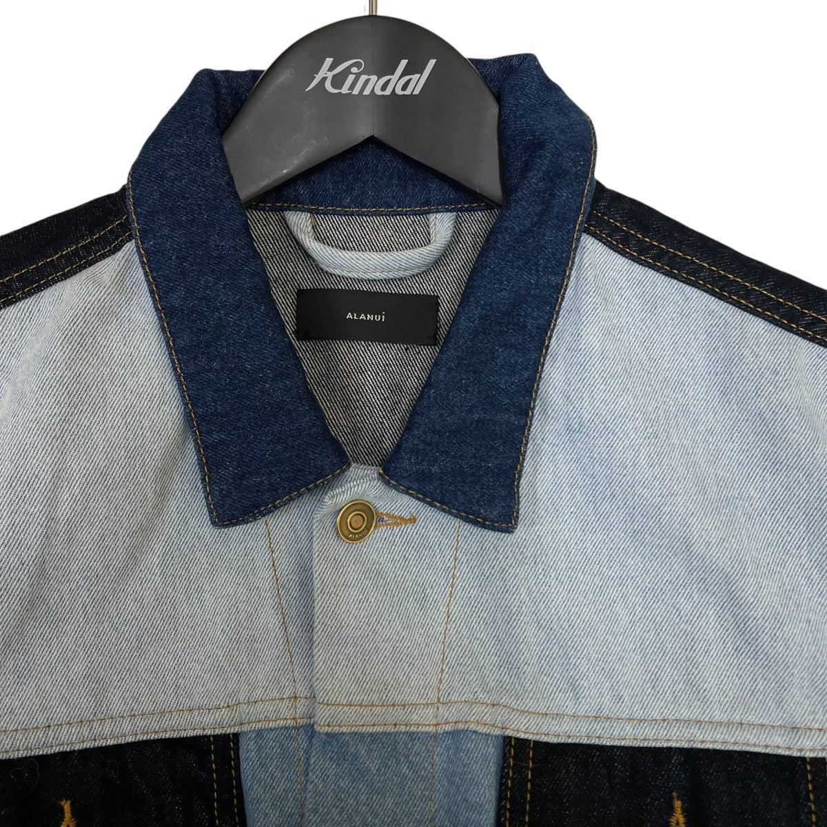 ALANUi 5color MIX patchwork denim jacketデニムジャケットLWYE001R20102060 古着・中古-3枚目のアイテム画像
