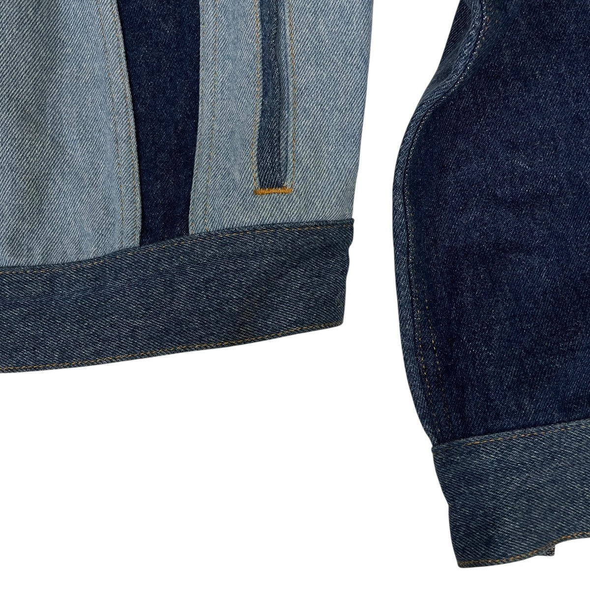 ALANUi 5color MIX patchwork denim jacketデニムジャケットLWYE001R20102060 古着・中古-4枚目のアイテム画像