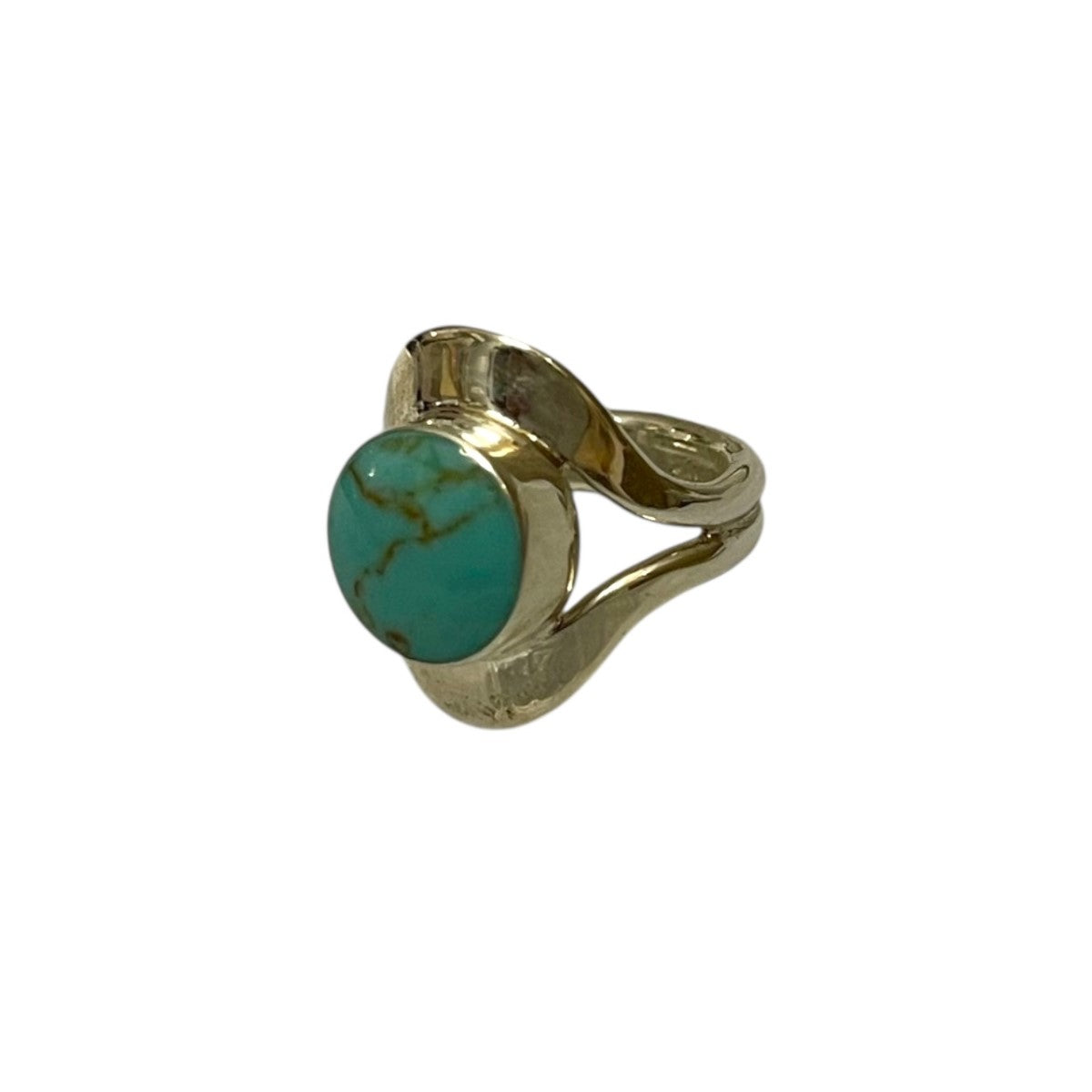 メキシカンジュエリー　ワイドハンマードリング Mexican Jewelry(メキシカン ジュエリー) リング ターコイズ