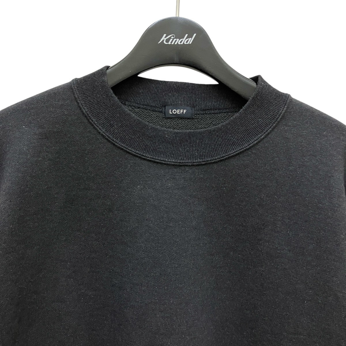 LOEFF ロエフ RAHBENクルーネックニット LOEFF＞シアー クルーネック ニット プルオーバー
