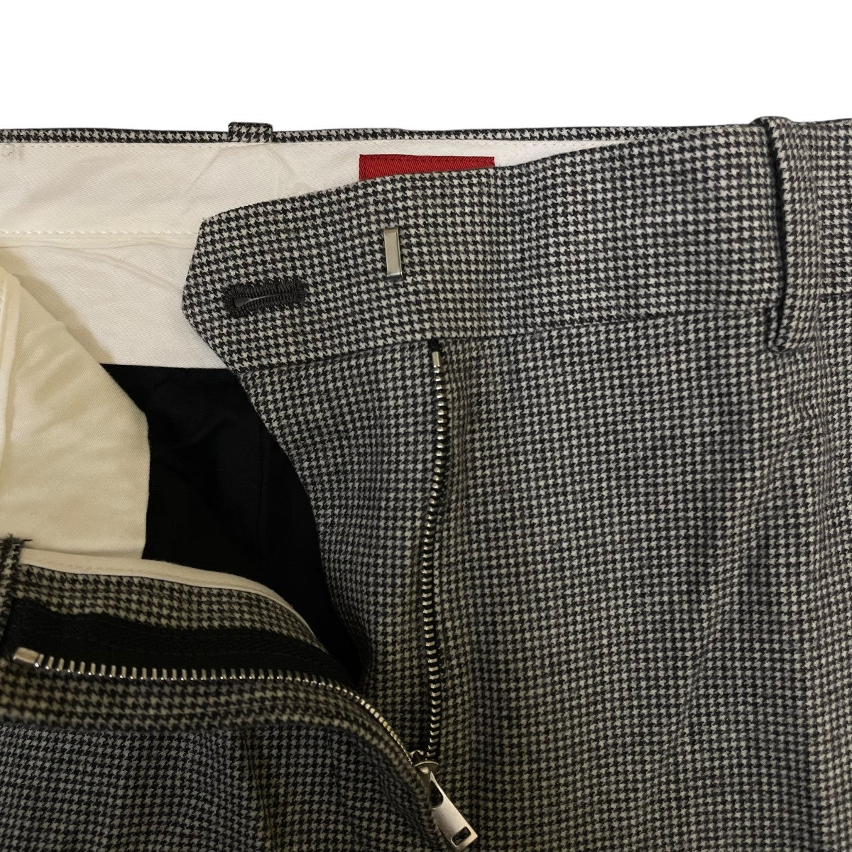 ■新品 DAMA collection ウール混フラノ シガレットパンツ UpcycleLino】BASIC ウール混デニム イージーパンツ｜nest Robe