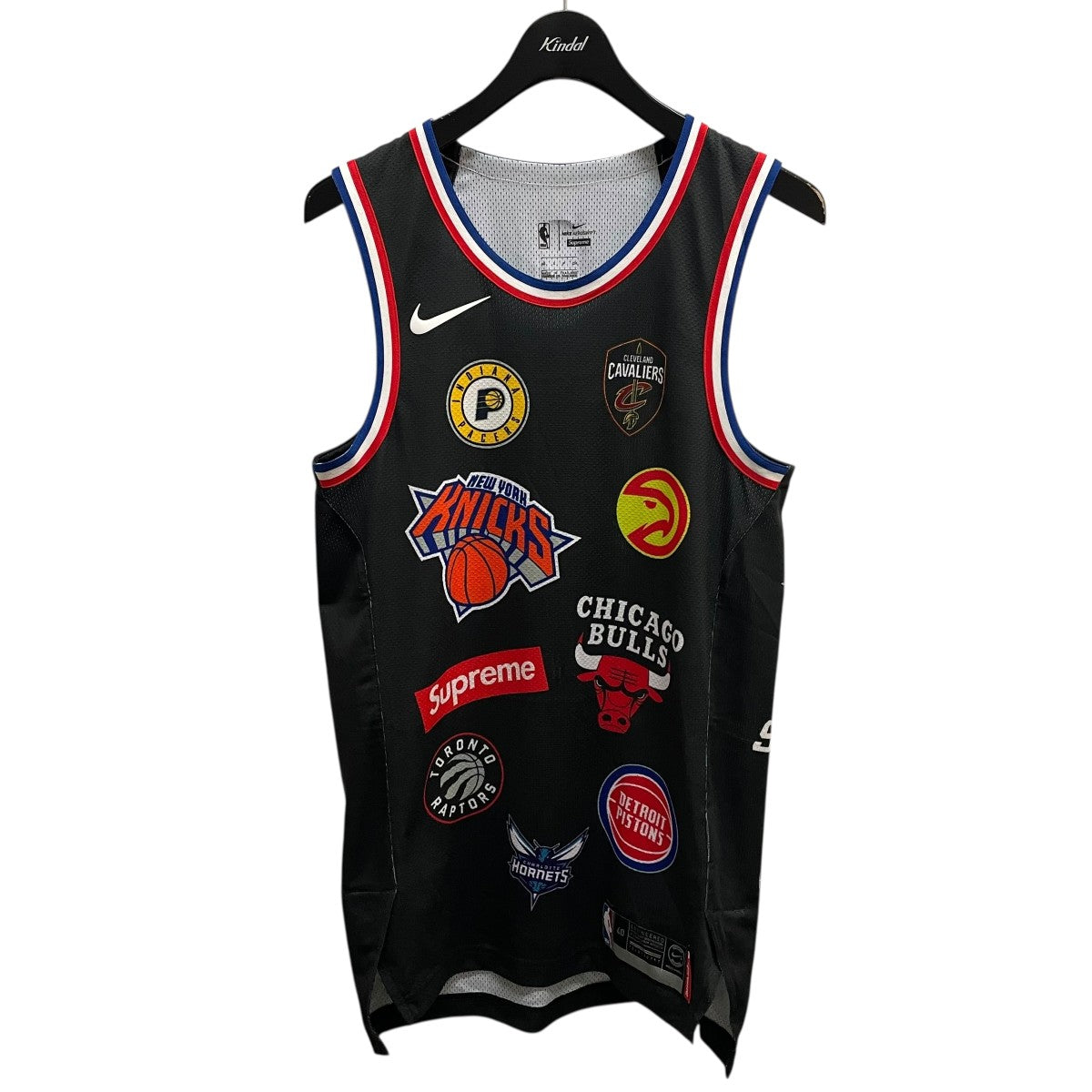 Supreme 18SS×NIKE NBA Teams Authentic Jerseyタンクトップ 古着・中古-1枚目のアイテム画像
